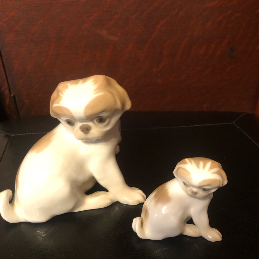 Bing & Grondahl Set of Sitting Pekingese #1631 #1987
